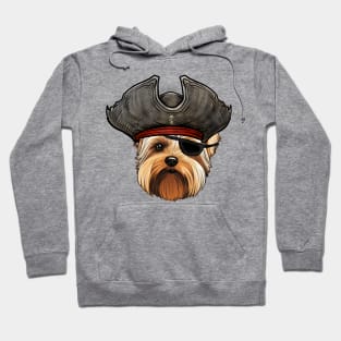 Funny Pirate Biewer Terrier Dog Hoodie